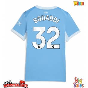 Manchester City Ayyoub Bouaddi #32 Replica Home Stadium Shirt for Women 2026-27 Short Sleeve